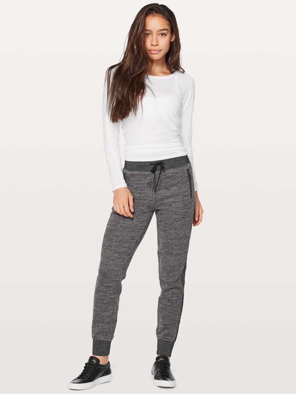 Lululemon High Rise Get Going Joggers Activewear Gym Cotton Terry Workout Casual